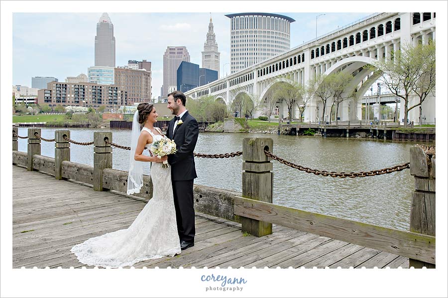 Windows on the River Wedding in Downtown Cleveland with Jenna and Marc