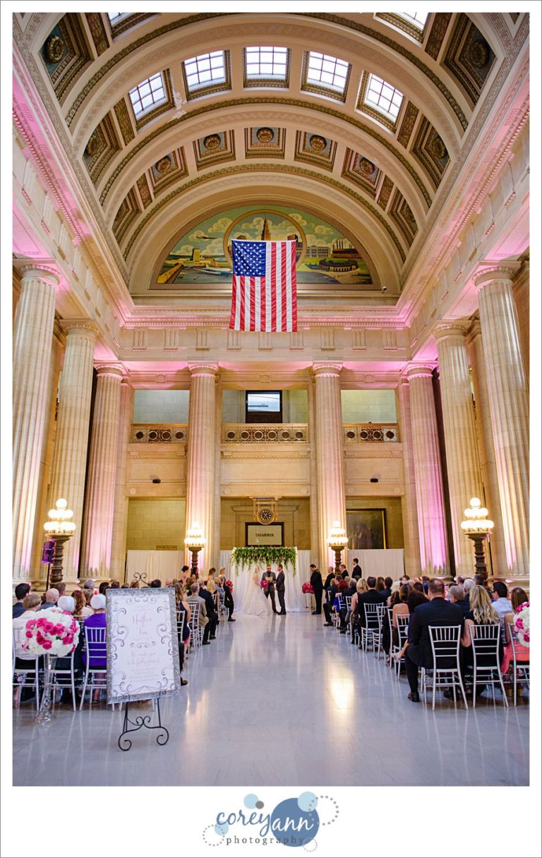 Cleveland City Hall Rotunda Wedding with Heather & Tim Corey Ann