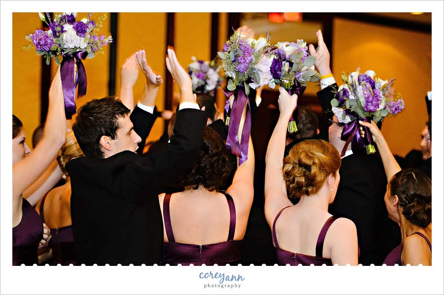 bridal party dance with the DJ crew in cleveland ohio