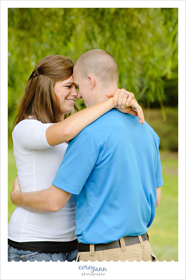 north canton engagement photograph