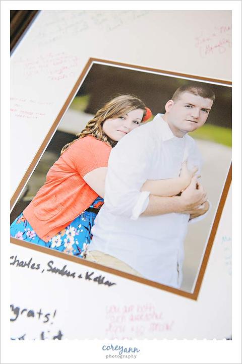engagement guestbook picture