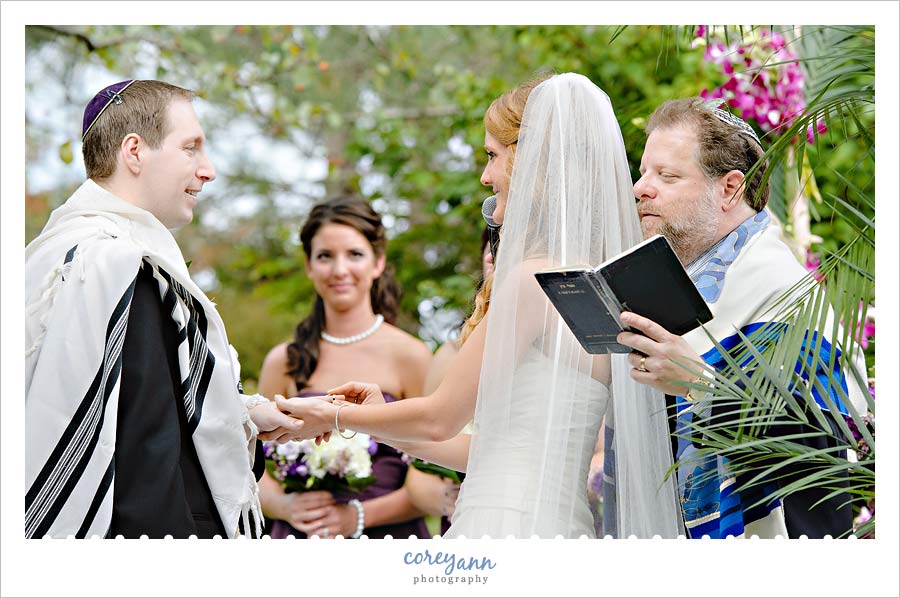 Stephanie and Mark's Wedding jewish wedding ceremony in cleveland ohio