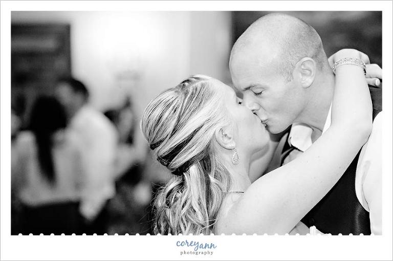 first dance at wedding reception in akron ohio