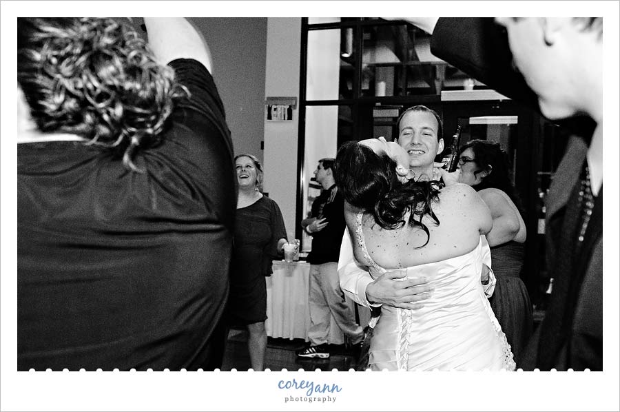 Jenny and Joe's Wedding bride and groom dancing during wedding reception