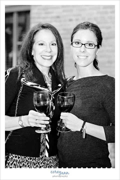 ladies enjoying wine at Sips and Dips on Sixth