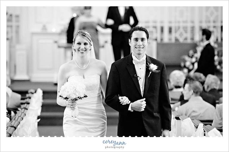 wedding recessional at youngstown first presbyterian church
