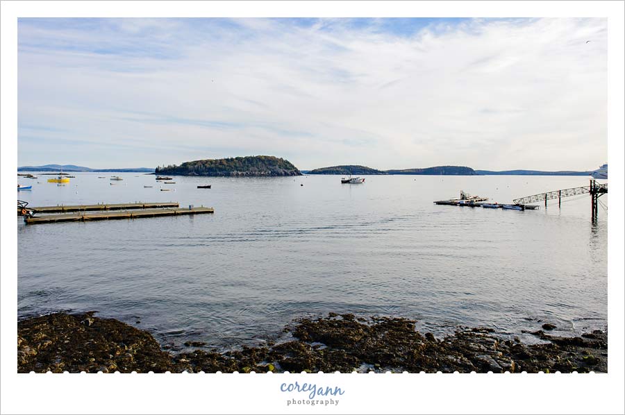 view of Bar Harbor in Maine