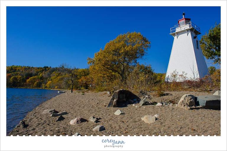 Belyeas Point Lighthouse in New Brunswick Canada