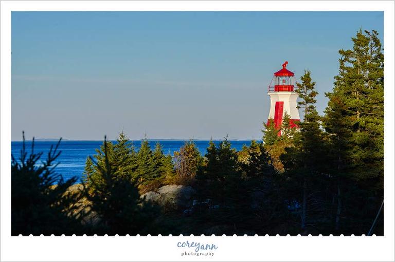 East Quoddy Lighthouse on Campobello Island in New Brunswick