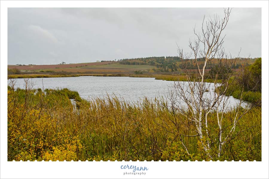 lake of shining waters on Prince Edward Island in Canada