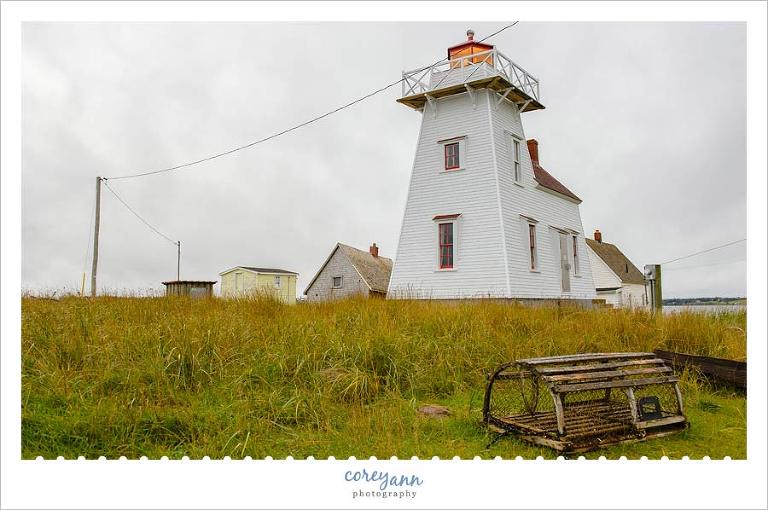 North Rustico Lighthouse on prince edward island canada