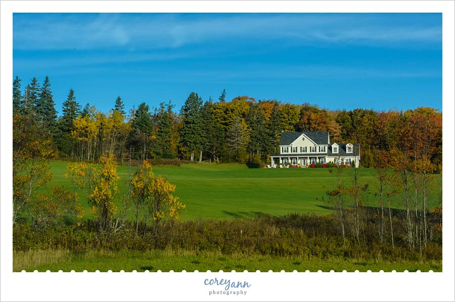 Fall landscape of PEI