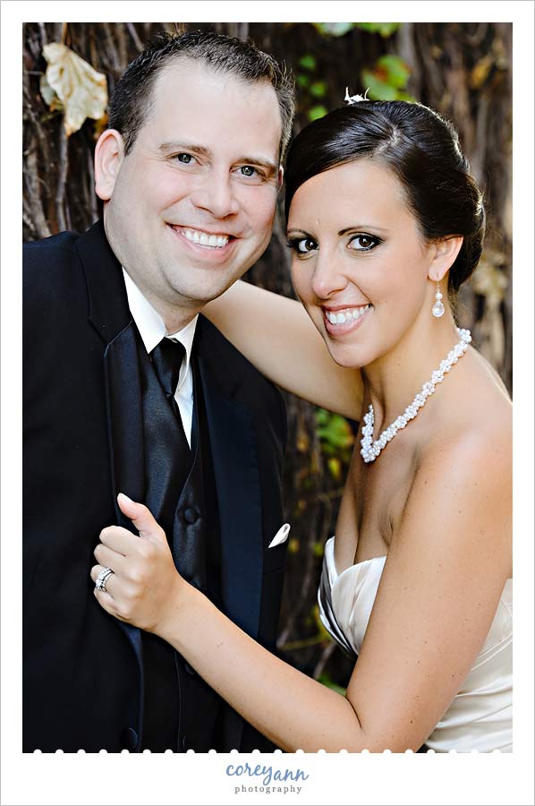 Rebecca's Brides Talk bride and groom wedding portrait in cleveland