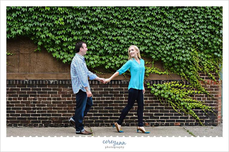 ivy covered wall in tremont ohio