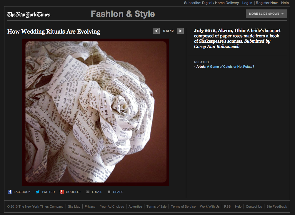 Image Feature on the New York Times