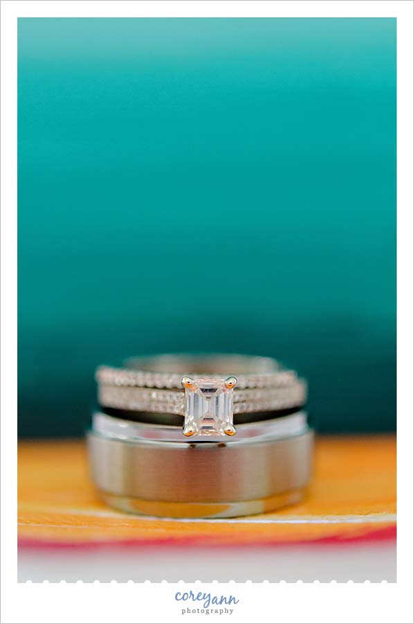 wedding ring detail shot