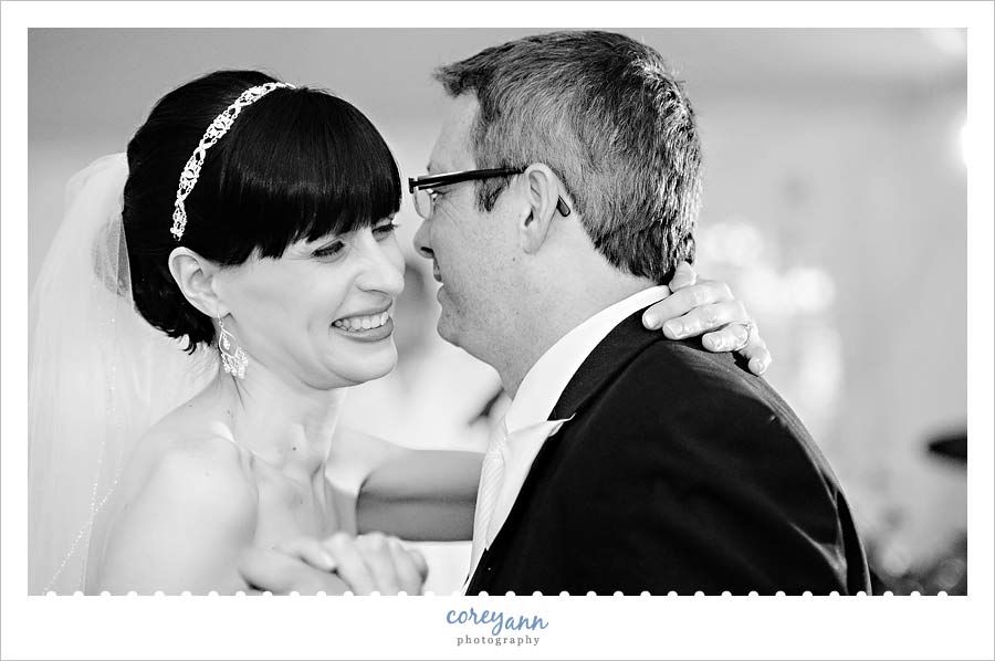 laughter during first dance