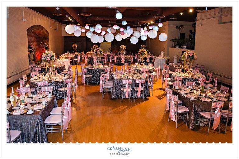 wedding reception at stan hywet manor house