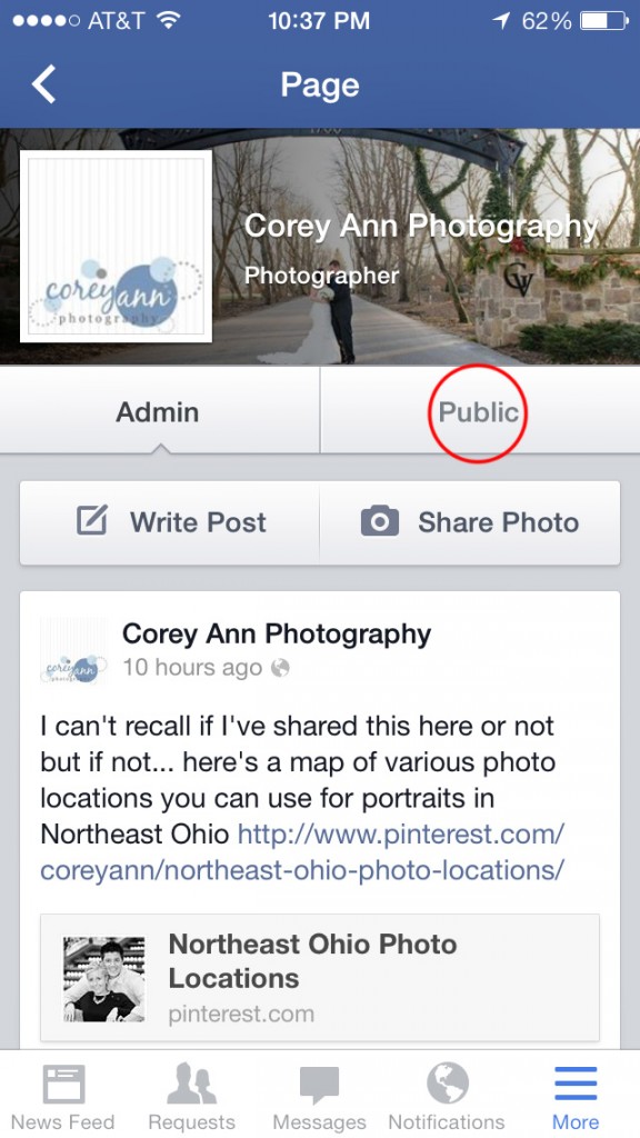 Find Star Ratings on Facebook