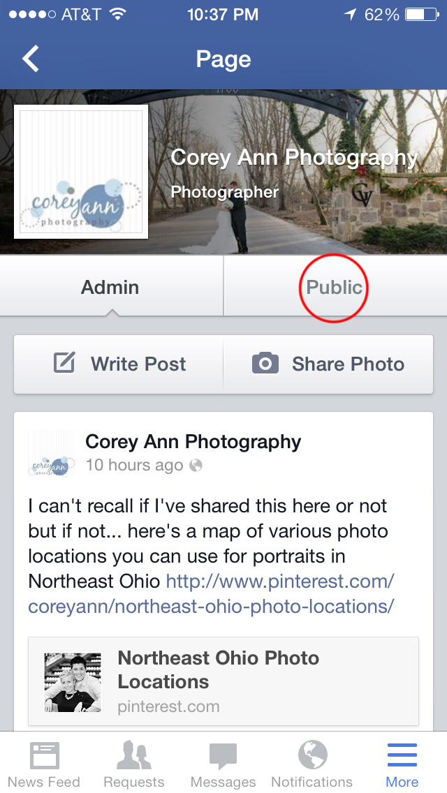 Viewing Ratings on Facebook