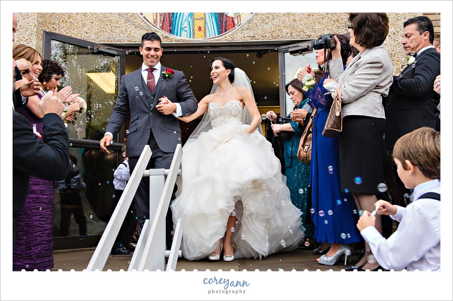 bubble exit from ceremony in november in campbell ohio