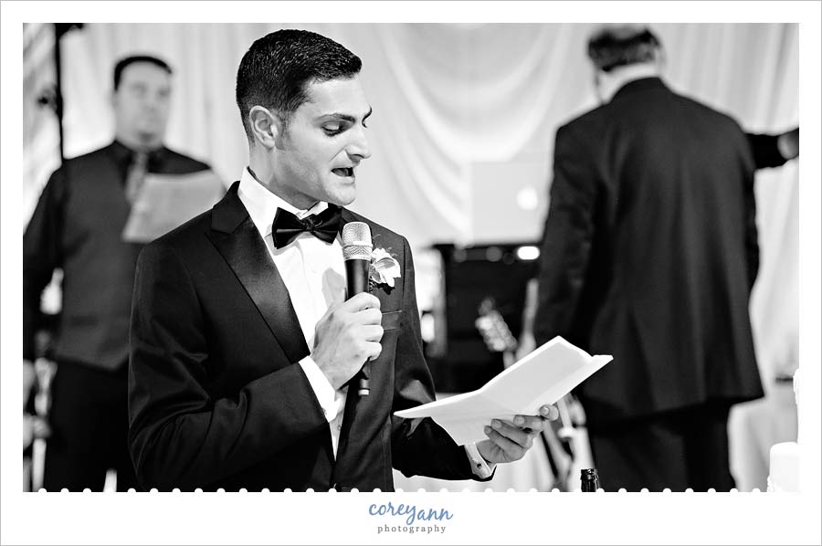 wedding reception in northeast ohio