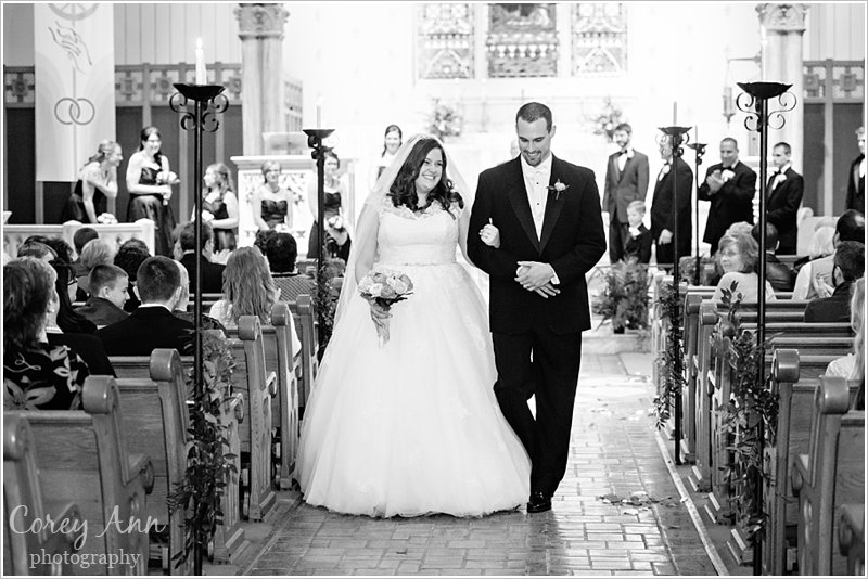 old stone church canton ohio wedding ceremony