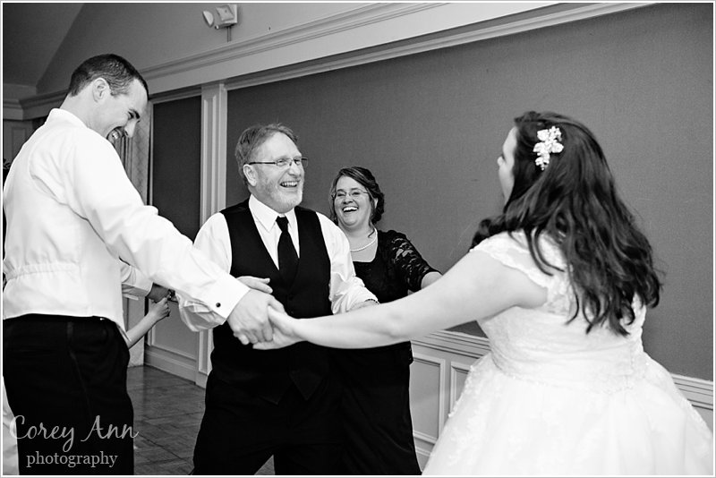 wedding reception at north canton civic center