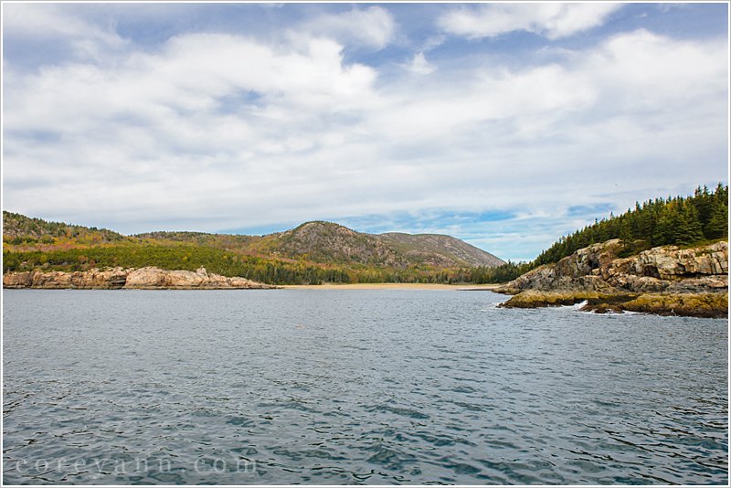 acadia national park in october