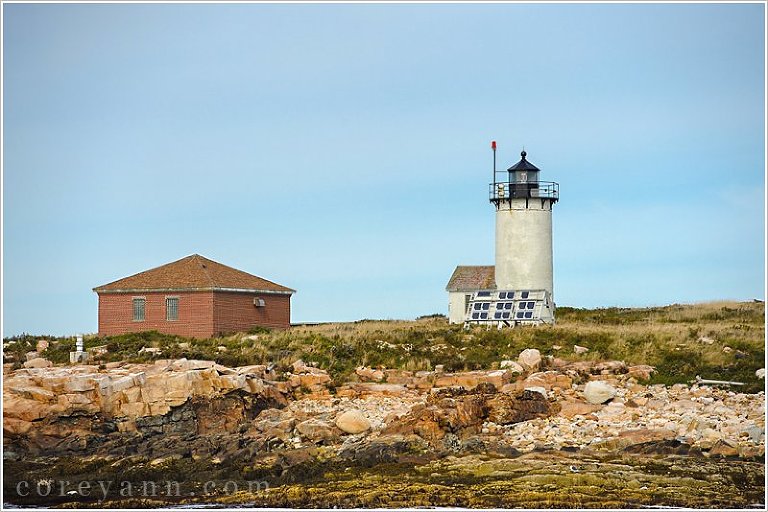 great duck island lighthouse off the coast of maine