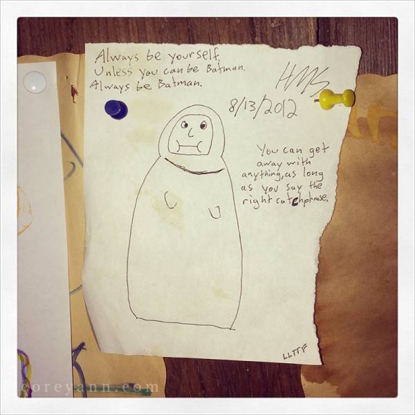 captn nemos batman note in maine