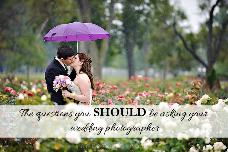 questions you should be asking your wedding photographer