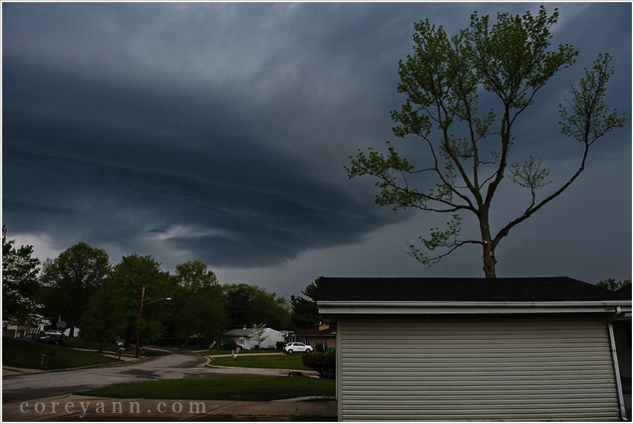 wall cloud in north canton ohio on may 14 2014