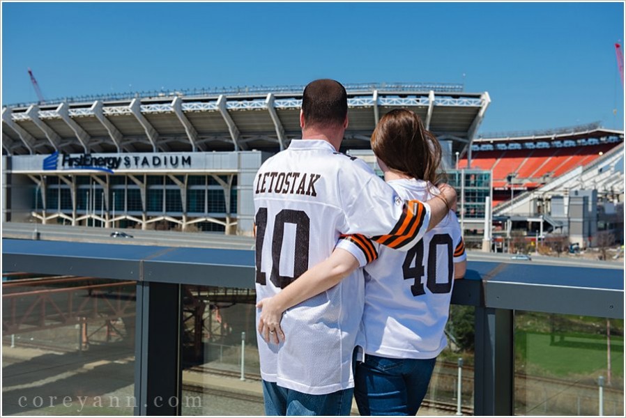 browns stadium engagement picture