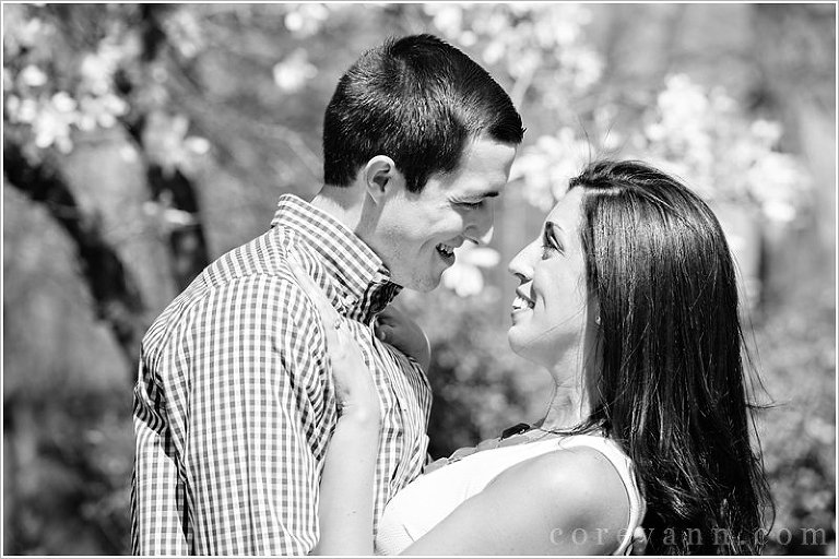 spring engagement session in cleveland