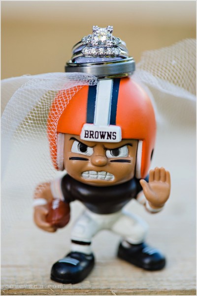 bridal browns player cake topper
