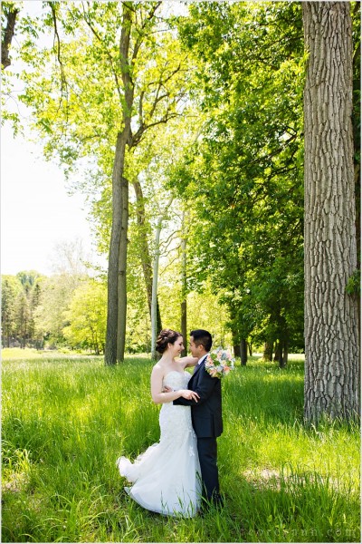 outdoor wedding portraits in ohio 
