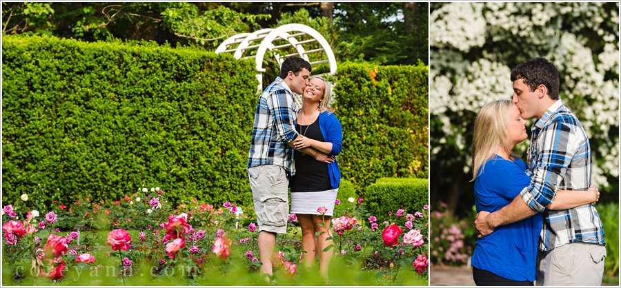 fellows riverside garden engagement session