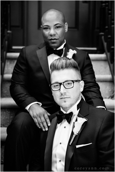 gay wedding portrait in columbus ohio