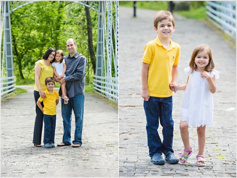 ohio family portrait session in the summer in cleveland