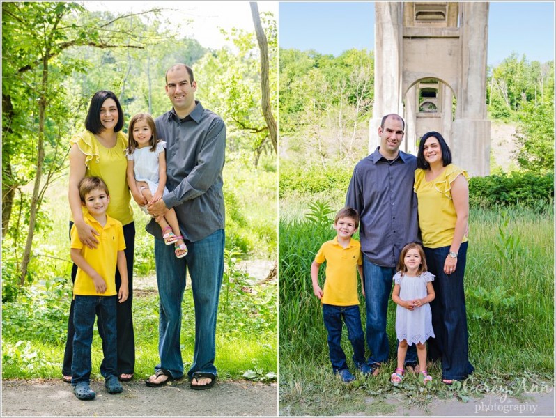 family portraits in june in ohio