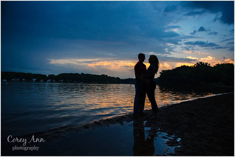 Emily and Erik’s Engagement Session at Portage Lakes