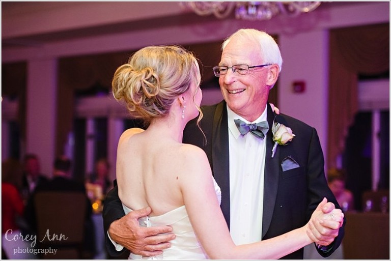 father daughter dance at Shaker Heights Country Club  wedding reception
