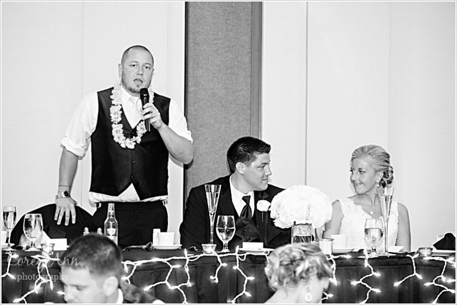 wedding reception at sheraton suites in cuyahoga falls