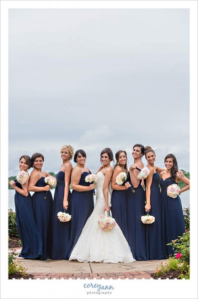 bridesmaids near the lake in poland ohio