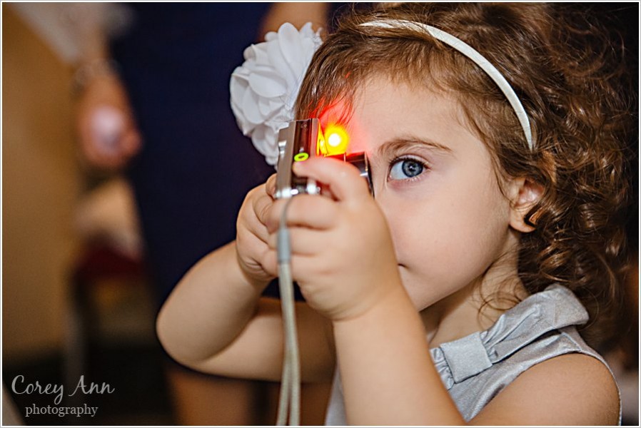 toddler trying to use camera