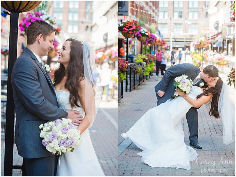 wedding pictures in downtown cleveland