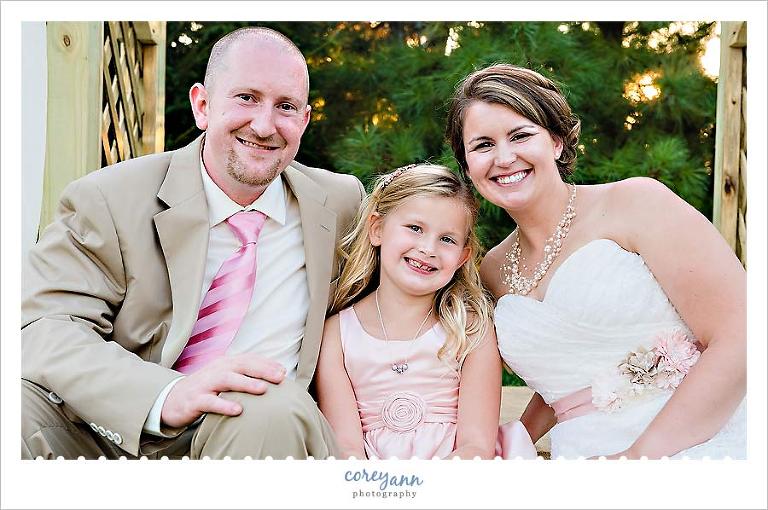 wedding family portrait in massillon ohio