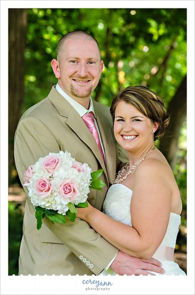 wedding portrait at reservoir park in massillon ohio