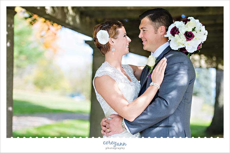 wedding portrait in chippewa lake 